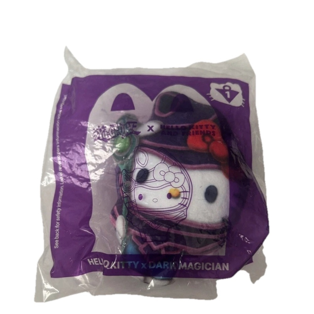 McDonald’s Yugioh x Hello Kitty X Dark Magician Charm Keychain